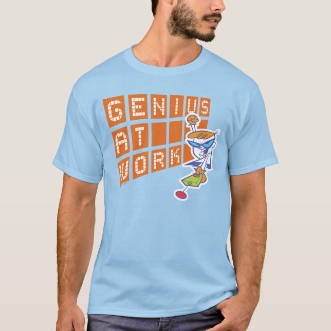 Camiseta Dexter "Gênio No Trabalho" (Frente)