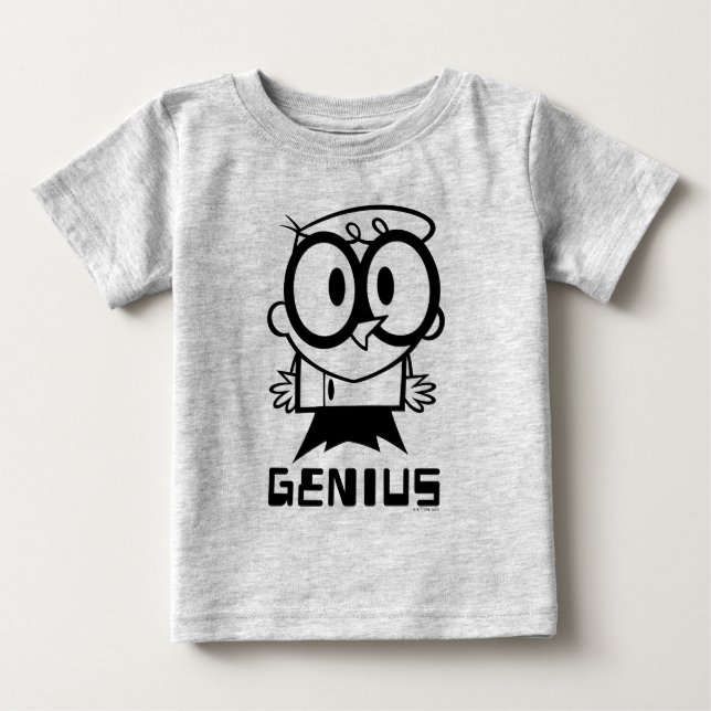 Camiseta Dexter "Genius" - Gráfico de Contorno (Frente)