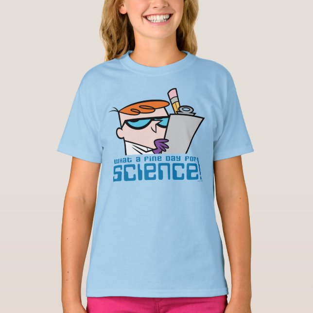 Camiseta Dexter - Que Bom Dia Para A Ciência! (Frente)