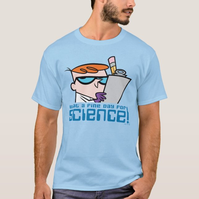 Camiseta Dexter - Que Bom Dia Para A Ciência! (Frente)