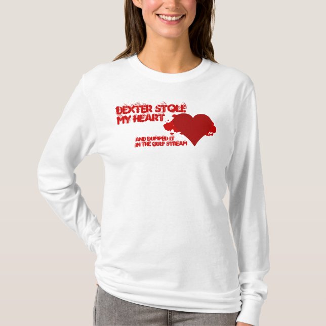 Camiseta Dexter Roubou Meu Coração (Frente)