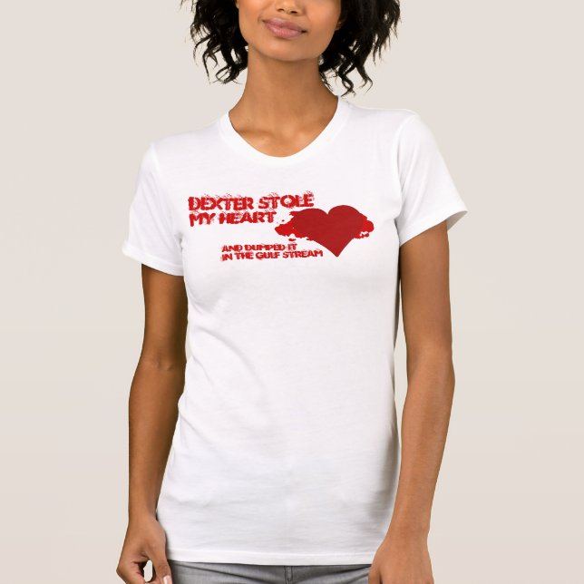 Camiseta Dexter Roubou Meu Coração (Frente)