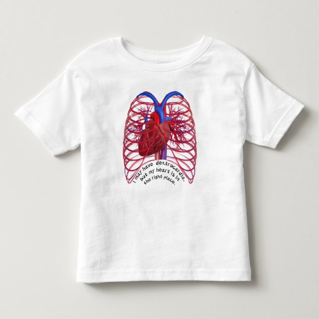 Camiseta Dextrocardia trocadilho  (Frente)