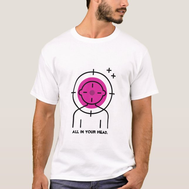 Camiseta Dez Ciblia na tua cabeça.Camiseta (Frente)