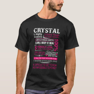 Camiseta Dez Fatos Sobre O Nome Do Crystal