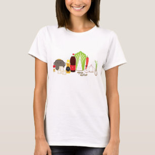Camiseta Dez ingredientes essenciais na comida coreana