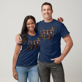 Camiseta Dez Lordes Saltando O Vetor dos Dez Mandamentos 