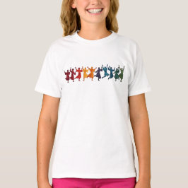 Camiseta Dez Senhores Saltando Estêncil 4