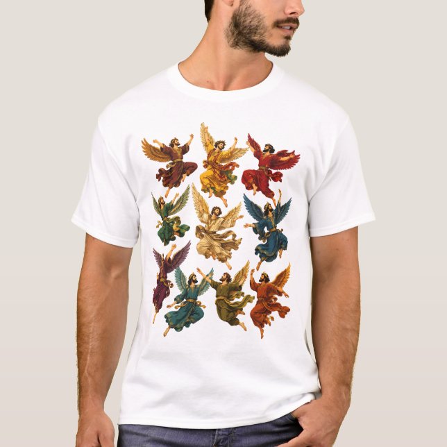 Camiseta Dez Senhores Saltando no Natal (Frente)
