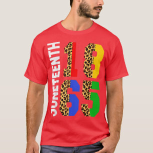Camiseta Dezécimo Leopardo Liberdade Afro-Americana 1 de ju