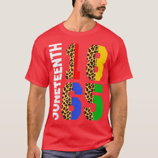 Camiseta Dezécimo Leopardo Liberdade Afro-Americana 1 de ju