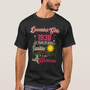 Camiseta Dezembro de 1938 85º aniversário Dezembro Garota 1