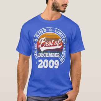 Camiseta Dezembro De 2009 - Presente De Aniversário De 13 P