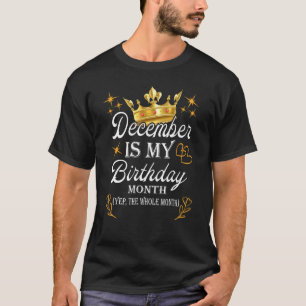 Camiseta Dezembro É Meu Aniversário É A Garota B