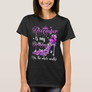 Camiseta Dezembro É Meu Aniversário O Alcanço Todo Mês