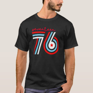 Camiseta Dezessete 76 Patriótica América 4 De Julho Indepen