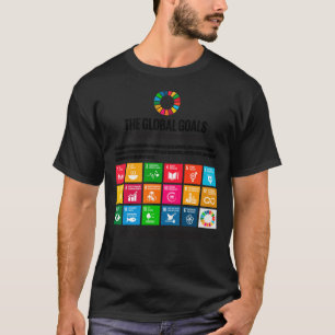 Camiseta DG das Nações Unidas Objetivos de Desenvolviment