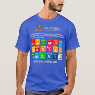 Camiseta DG das Nações Unidas Objetivos de Desenvolvimento