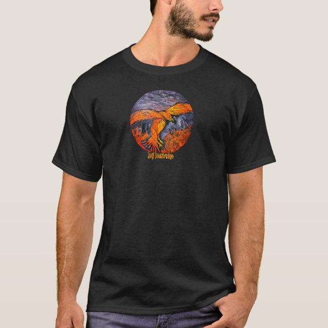 camiseta DG Paintings Fire Phoenix ver.4 (Frente)