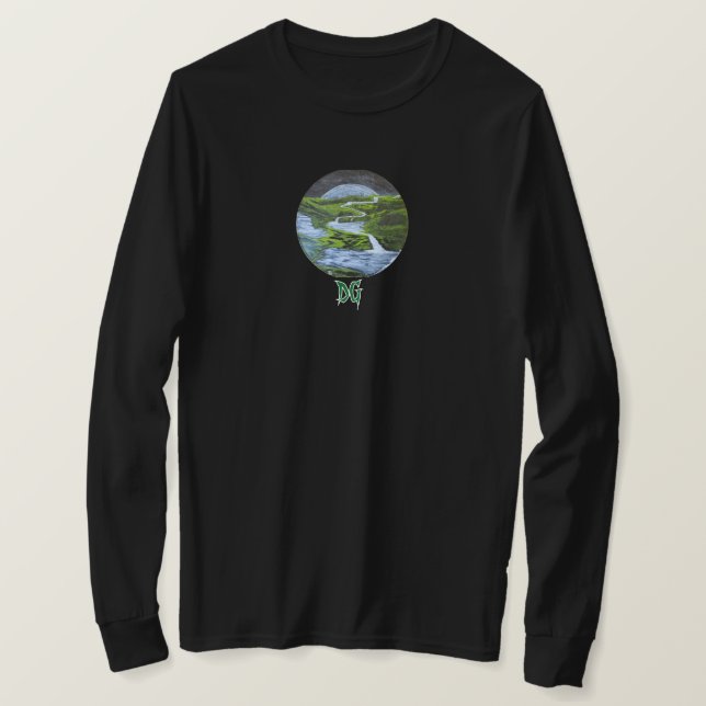 Camiseta DG Paintings Rising Moon River V3 (Frente do Design)