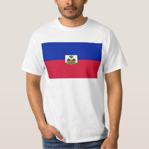 Camiseta d'Haïti de Drapeau - bandeira de Haiti