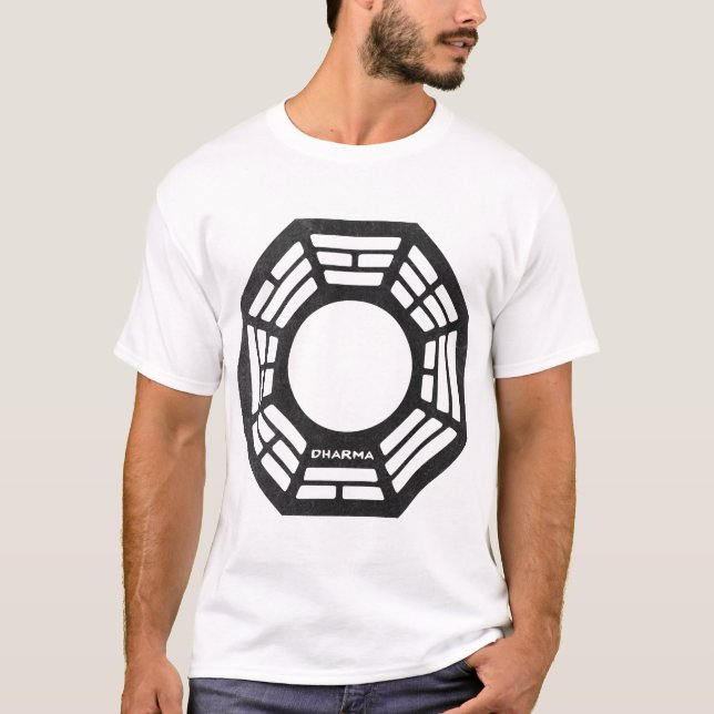 Camiseta Dharma - pérola (Frente)