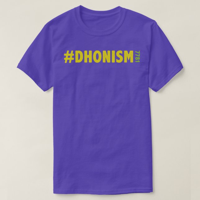Camiseta Dhonismo MS Dhoni (Frente do Design)