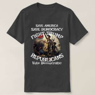 Camiseta DHS FBI CBP Bandeira Voto Eleição Política America