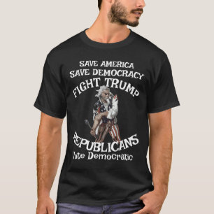 Camiseta DHS FBI CBP Raid Trump Gás Ilegal Preços de Alimen