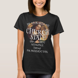 CAMISETA DHS FBI CBP VIOLARAM O VOTO DO PACTO DE TRUMP ARK