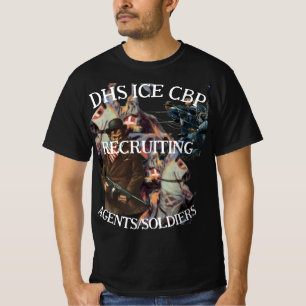 Camiseta DHS ICE CBP Departamento de Recrutamento da Pátria