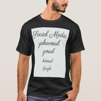 CAMISETA DI COLLECTION SOCIAL MEDIA YAHOOMAIL GMAIL HOTMAIL