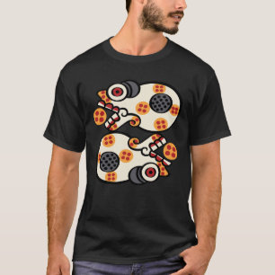 Camiseta Dia 06 do Calendário Asteca - Miquiztli