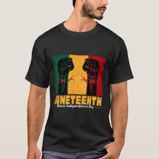 Camiseta Dia 19 de junho de 1865 da Independência Negra