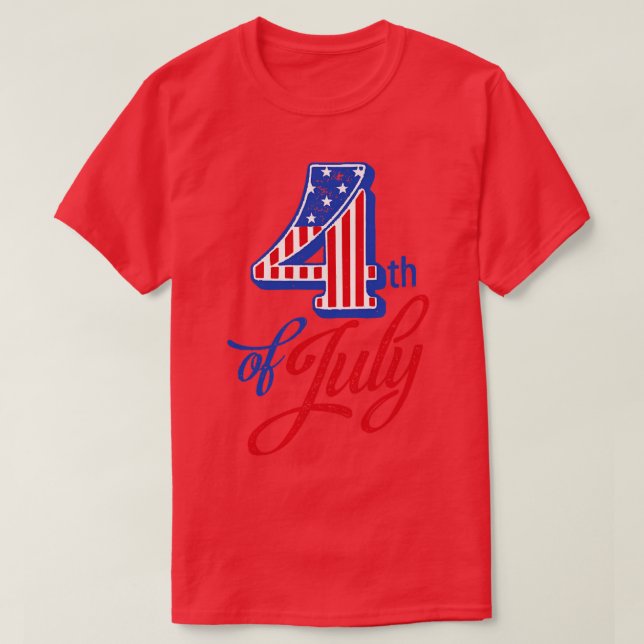 Camiseta Dia 4 de julho da Independência (5) (Frente do Design)