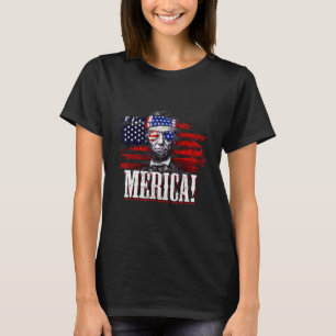 Camiseta Dia 4 de julho da Independência Americana 'merica 