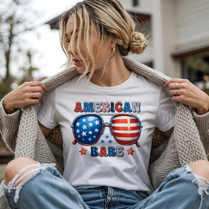 Camiseta Dia 4 de julho da Independência do Bebê Americano