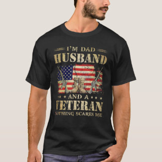 Camiseta Dia Americano de Bandeira Veteranos Eu sou um Mari