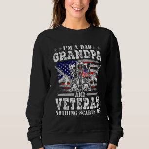 Camiseta Dia Americano de Bandeira Veteranos Eu sou um vovô