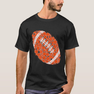 Camiseta Dia Americano de Futebol de Bolinhas Bonita