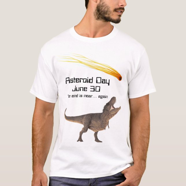 Camiseta Dia Asteroide 30 de junho (Frente)