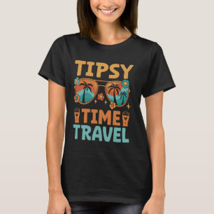Camiseta Dia Bebendo Engraçado Retro Beach Summer Vacatie L