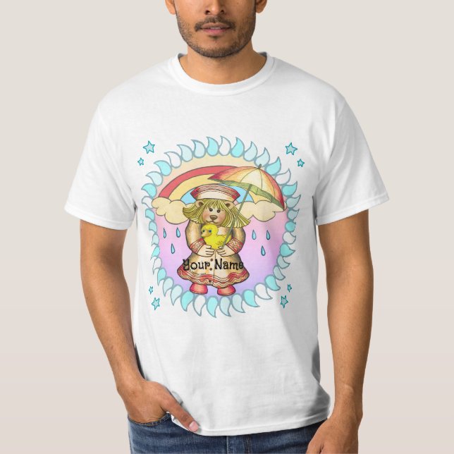 Camiseta Dia Chuvoso da Ursa Betsy (Frente)