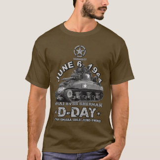 Camiseta Dia D de veteranos HVSS Sherman