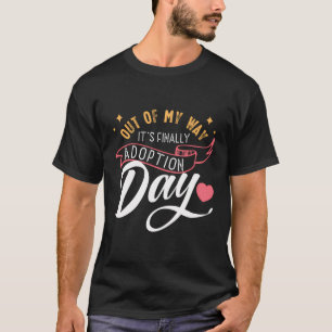 Camiseta Dia da Adoção Humorística Dita Crianças Adotivas