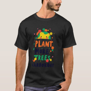 Camiseta Dia da Árvore Coisa Fofa Árvore Plante Mais Árvore