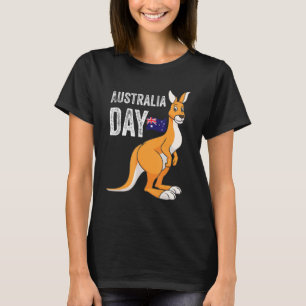 Camiseta Dia da Austrália Canguru Australiano Vintage 1