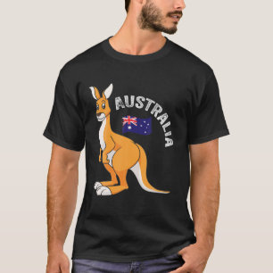 Camiseta Dia da Austrália Engraçado australiano Kangaroo Vi
