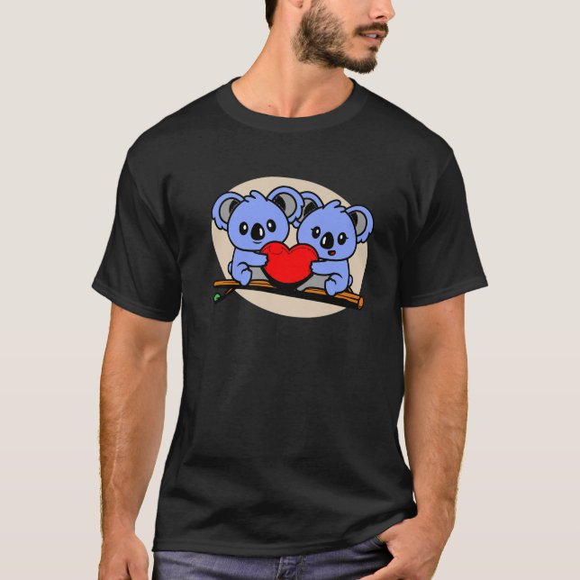 Camiseta Dia da Austrália Engraçado australiano Koala Bear  (Frente)