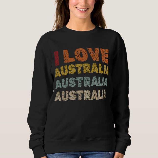 Camiseta Dia da Austrália - Eu Amo a colheita da Austrália (Frente)